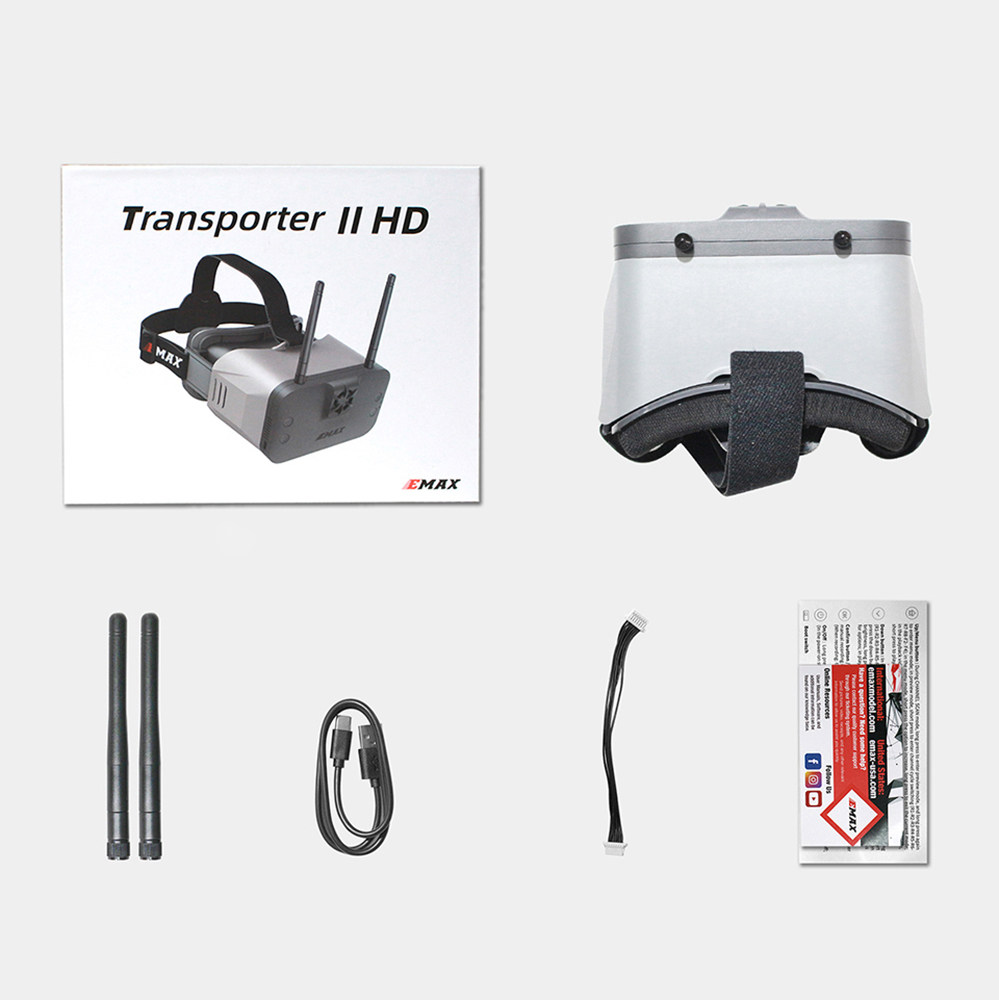 EMAX Transporter II HD Digital - Hdzero Goggles Fpv Digital Hd 评论和价格